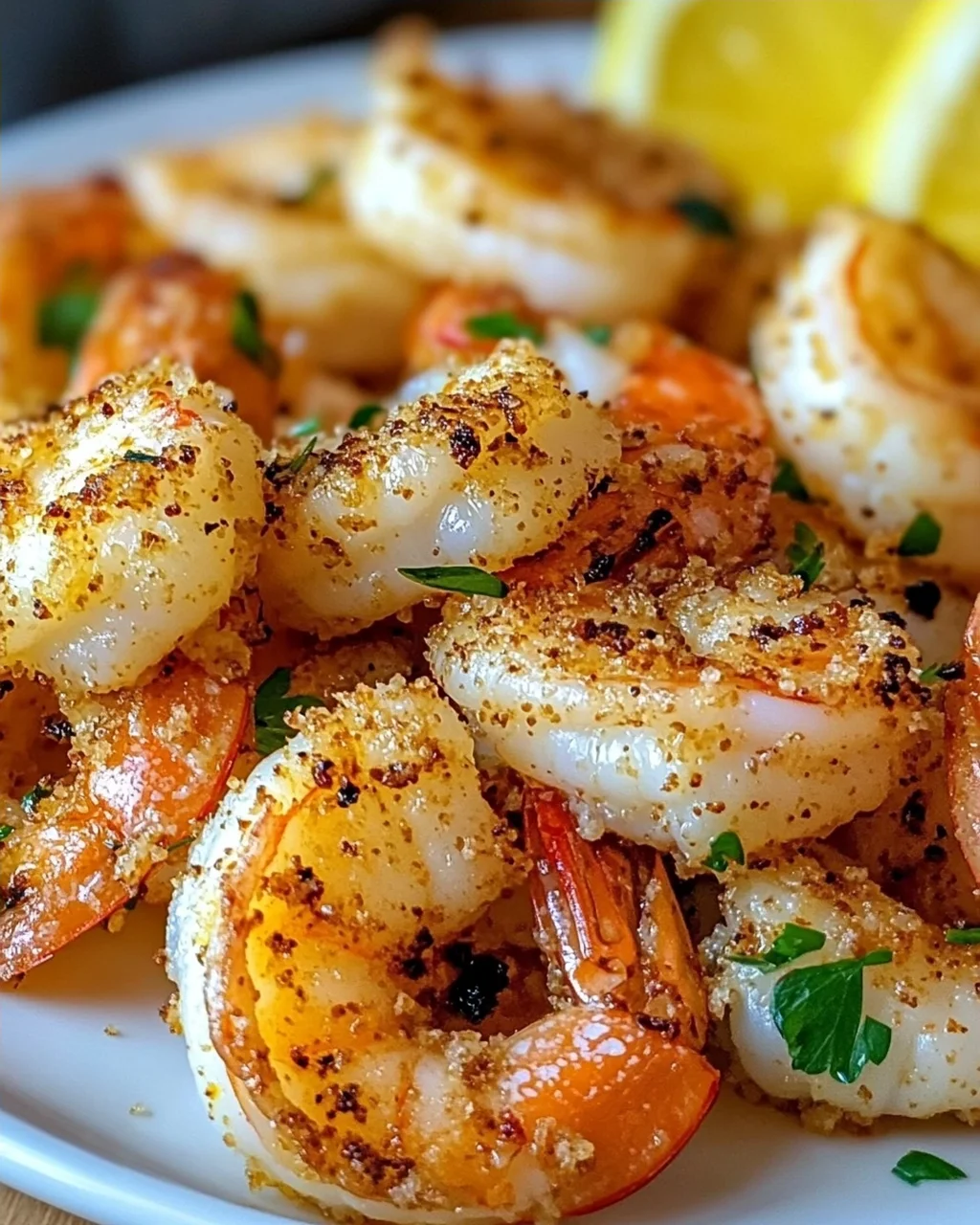 Air Fryer Knoblauch Parmesan Garnelen