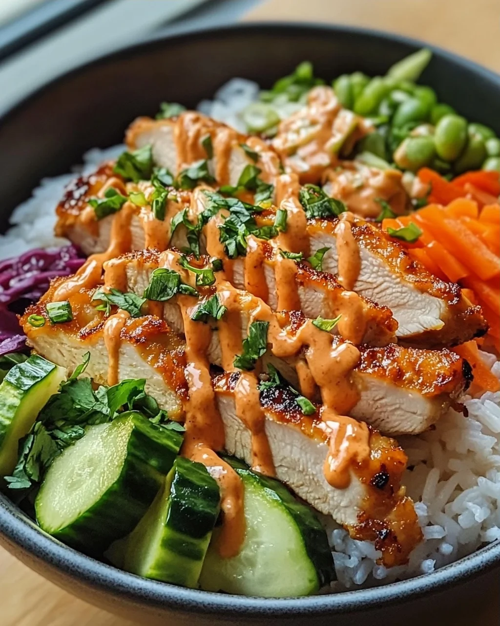 Bang Bang Chicken Bowl: Geschmacksexplosion, einfach kochen!