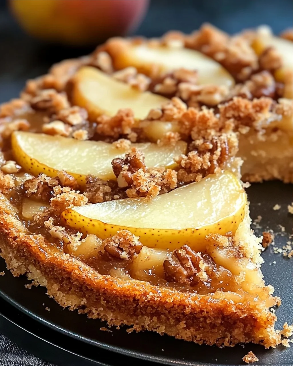 Birnenkuchen mit Streusel
