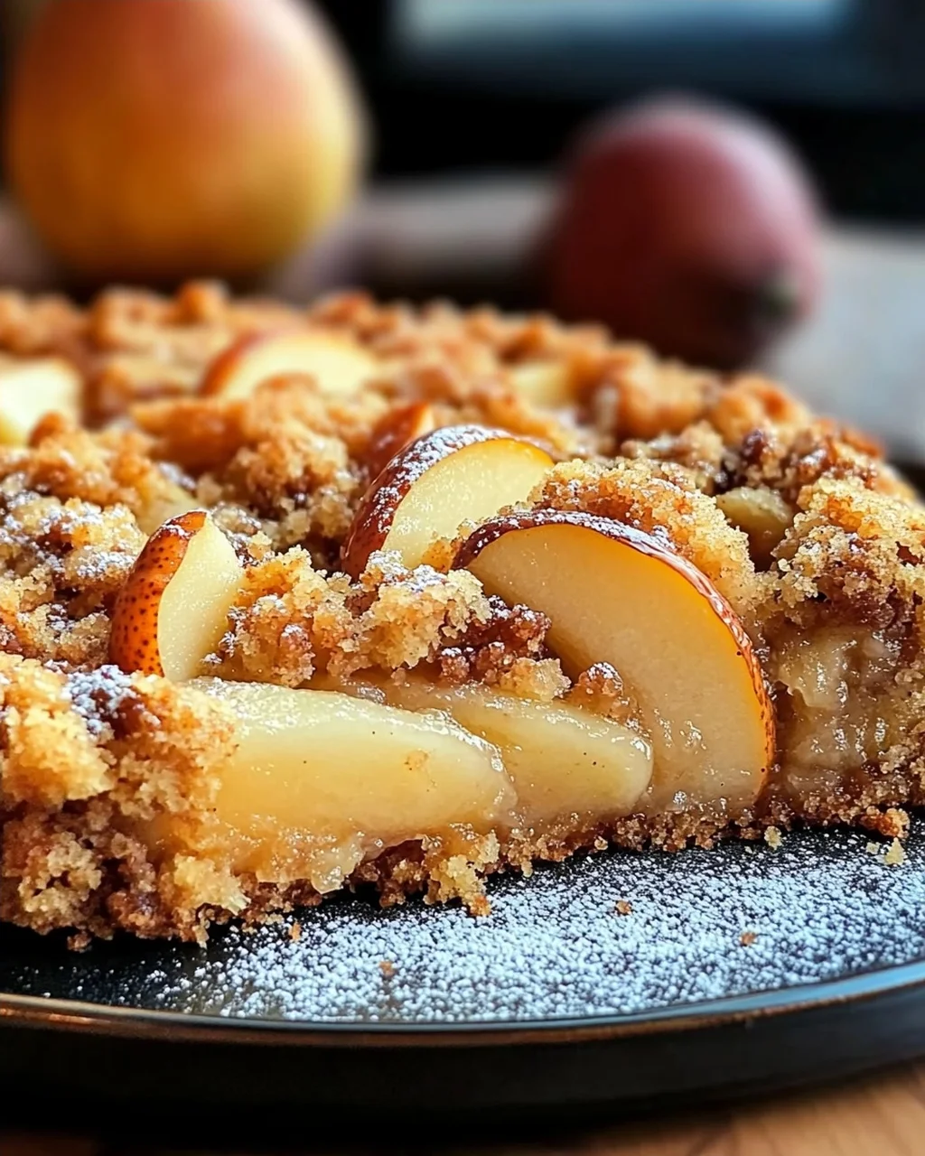 Birnenkuchen mit Streusel