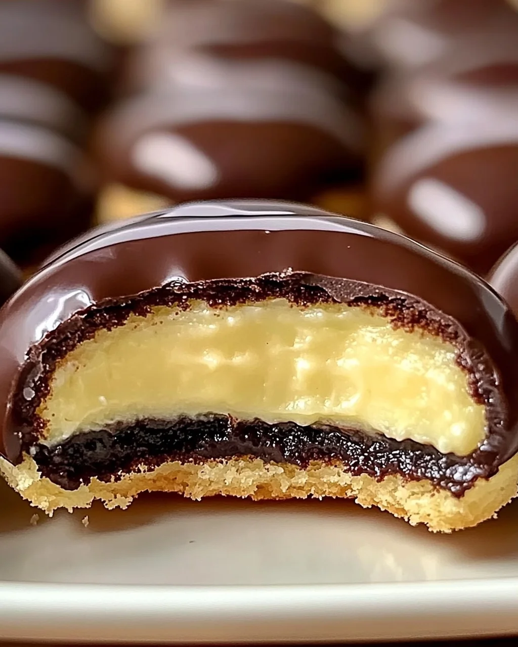 Boston Cream Pie Kekse Bissen für süße Genussmomente