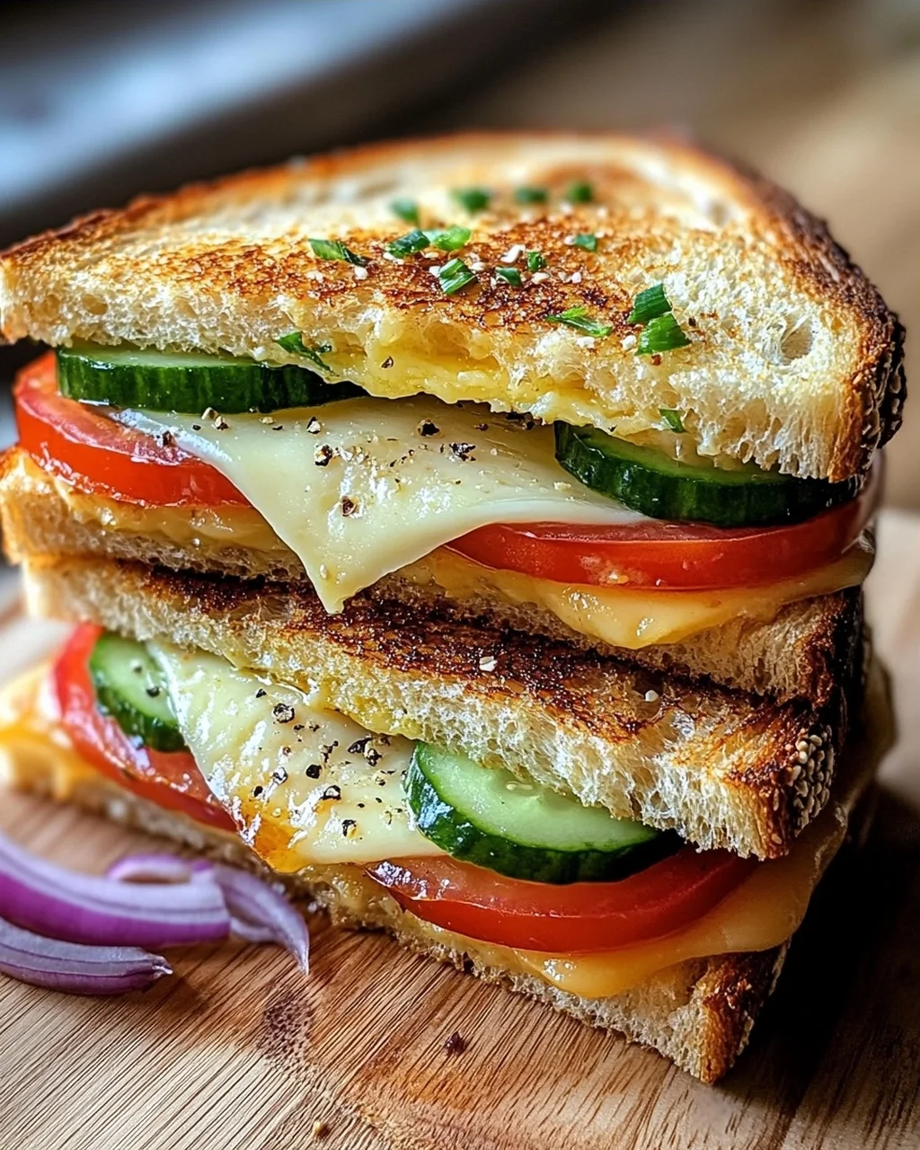 Bulgarische Käse Sandwiches