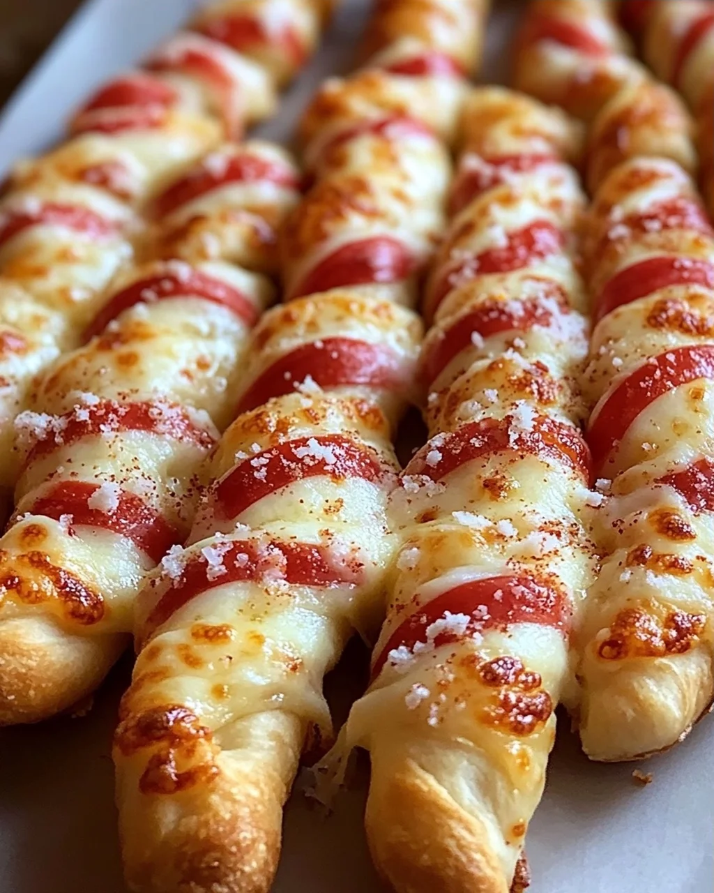 Candy Cane Pizza Breadsticks: Süßes Vergnügen für Weihnachten!