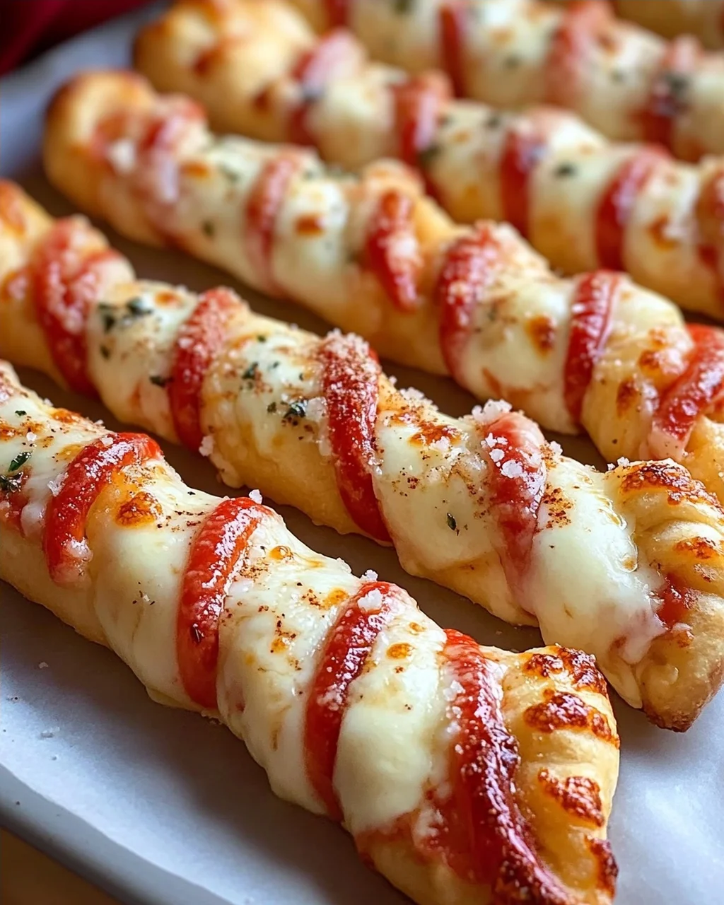 Candy Cane Pizza Breadsticks: Süßes Vergnügen für Weihnachten!