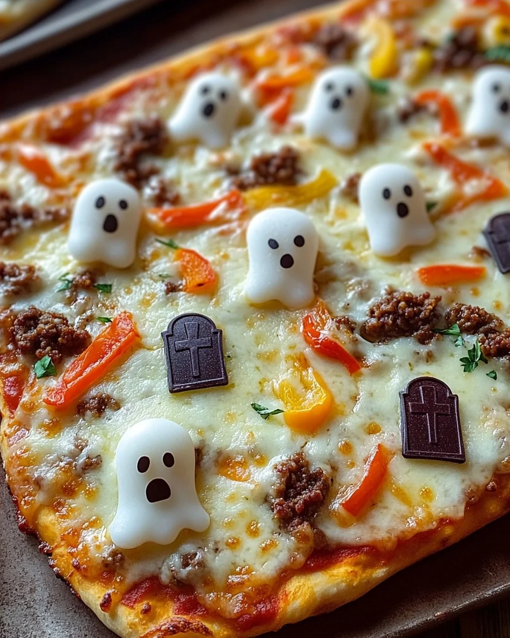 Cemetery Flatbread Pizza: Gruseliger Genuss für Halloween