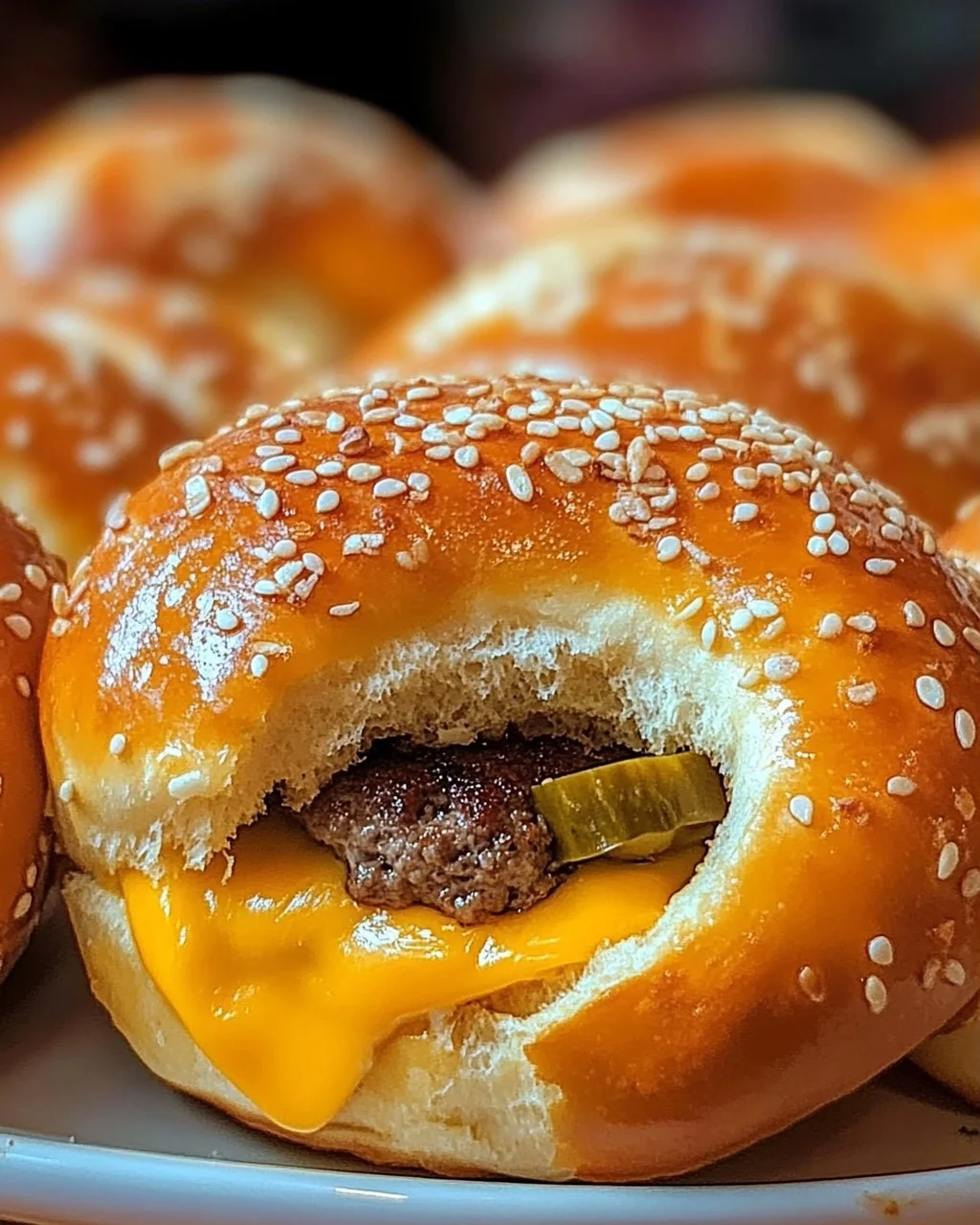 Cheeseburger Pretzel Bombs, die Sie die ganze Woche begehren werden
