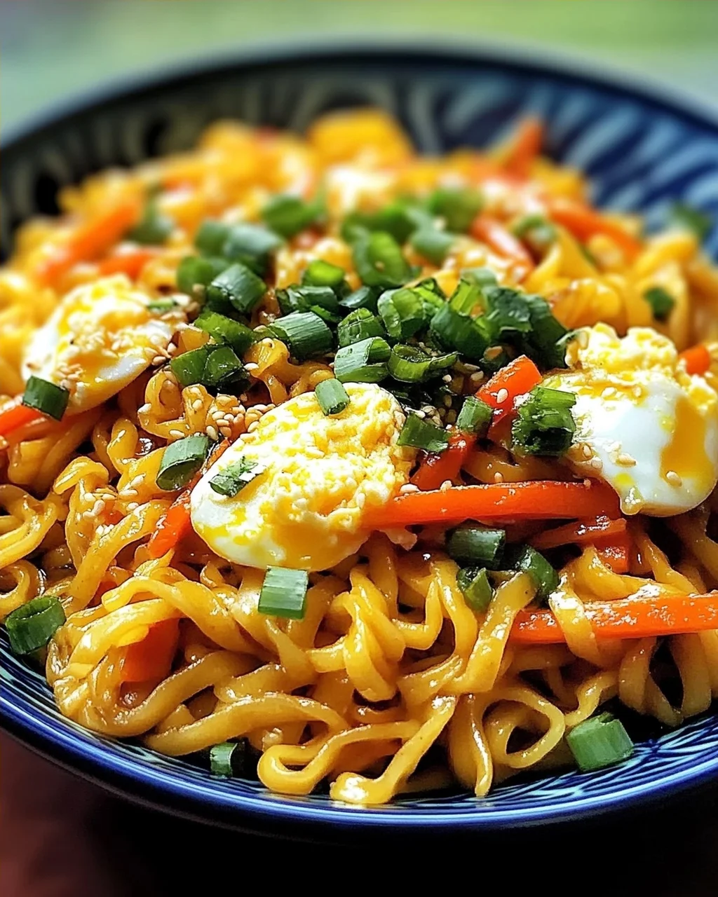 Chinesische Bratnudeln mit Ei