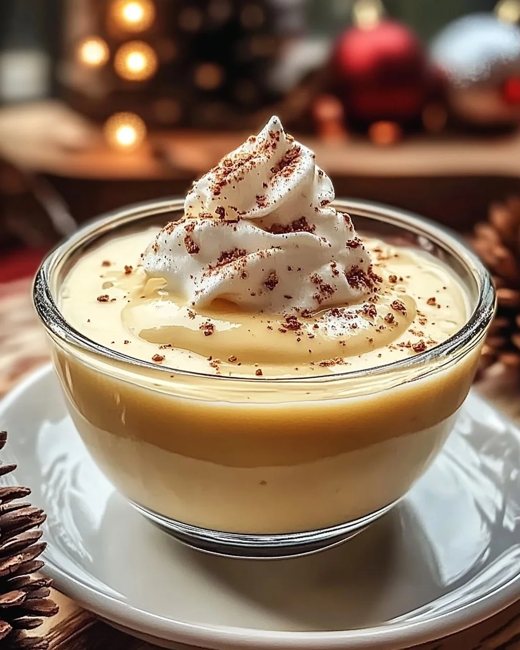 Eiernog Pudding selbst gemacht für die Feiertage