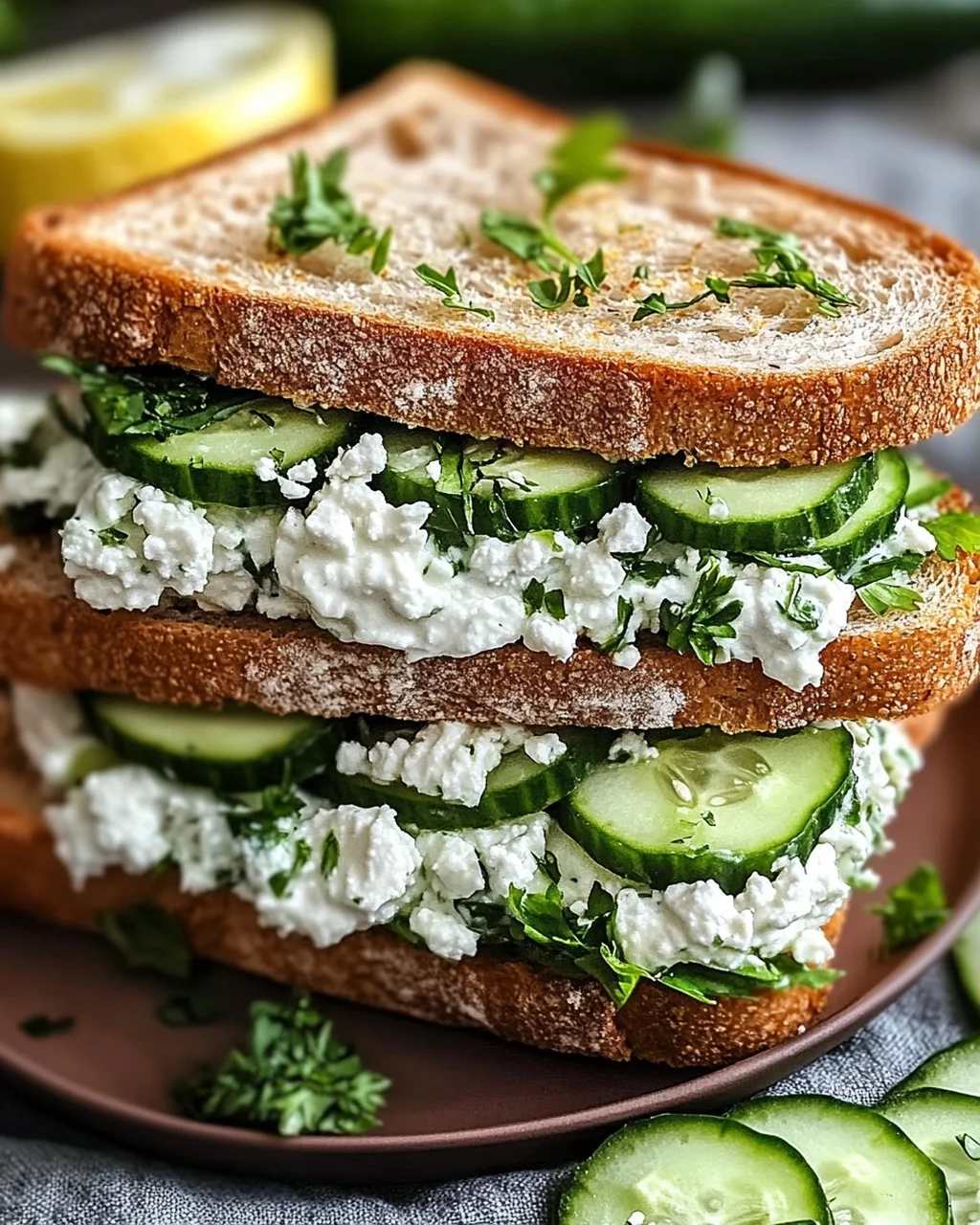 Erfrischende Gurkensalat-Sandwich Ideen für jeden Tag