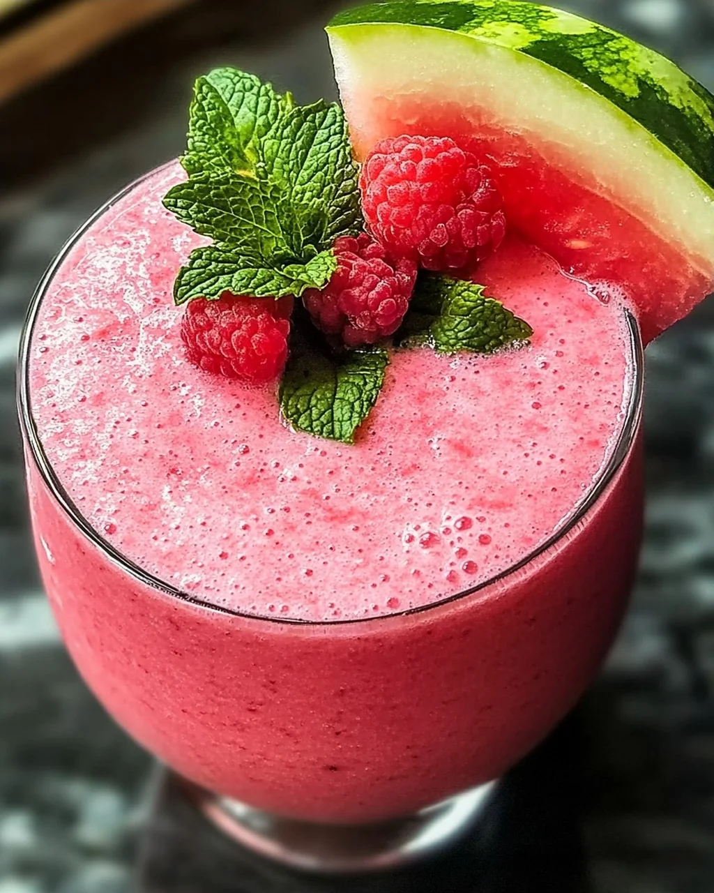 Erfrischender Wassermelonen-Smoothie für den Sommer