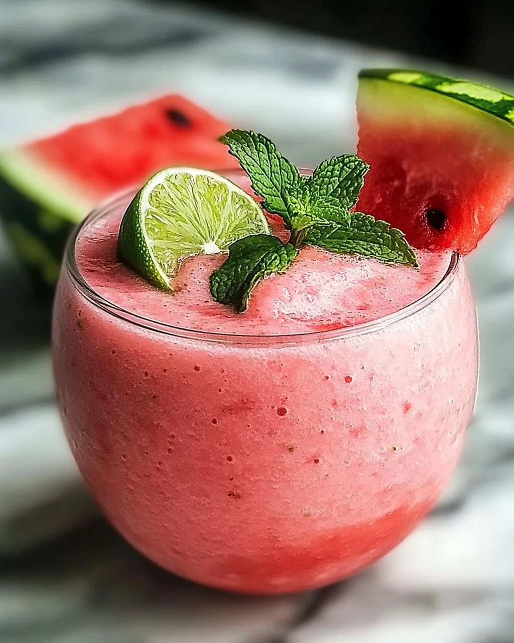 Erfrischender Wassermelonen-Smoothie für den Sommer