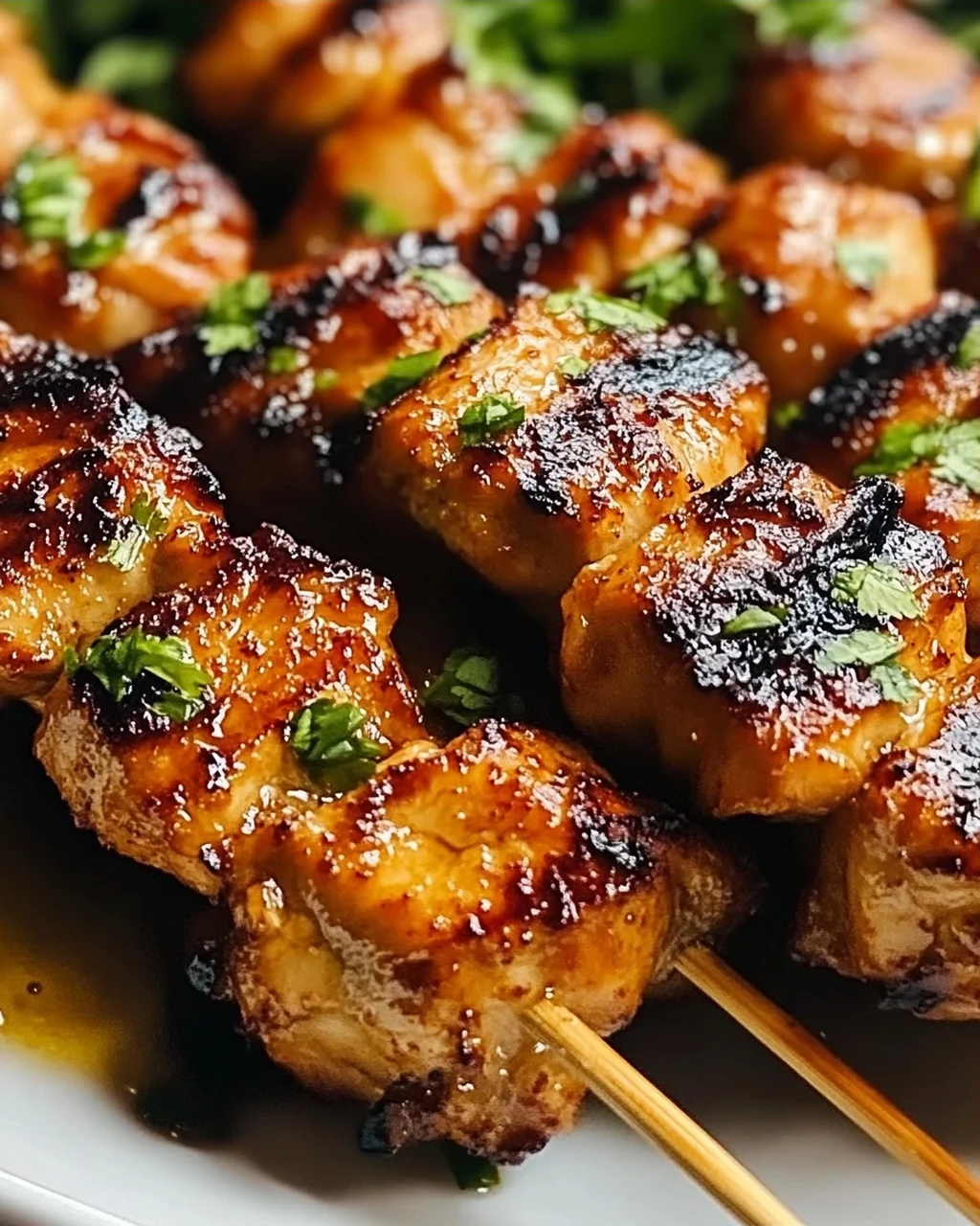 Gegrillte Thai Kokos-Hähnchenspieße: Exotisch lecker!