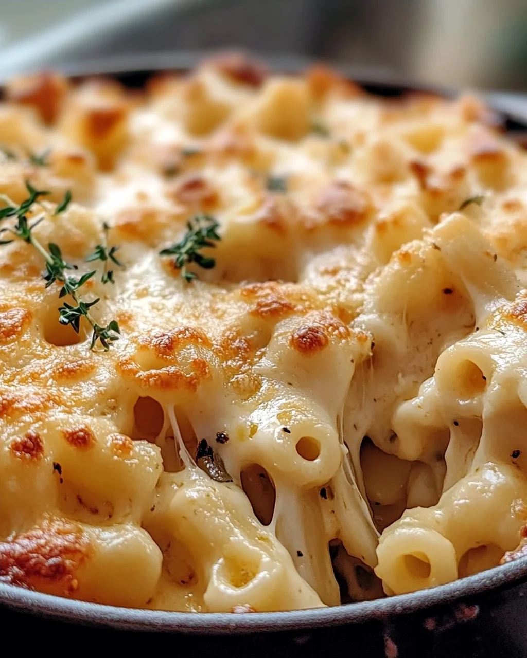 Genussvolles French Onion Soup Mac Cheese Rezept für Käseliebhaber