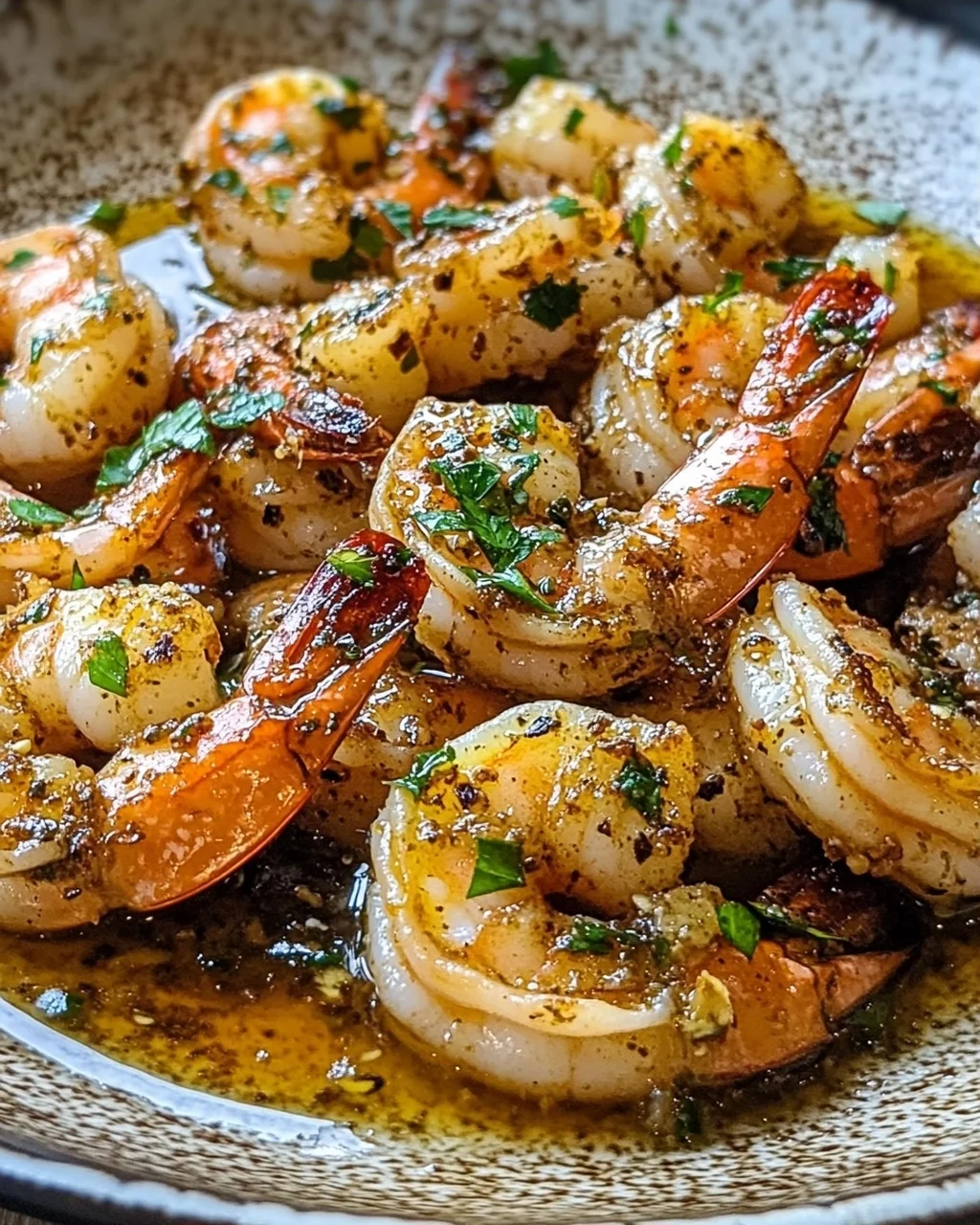 Hatch-Chili geräucherte Garnelen mit Knoblauchbutter