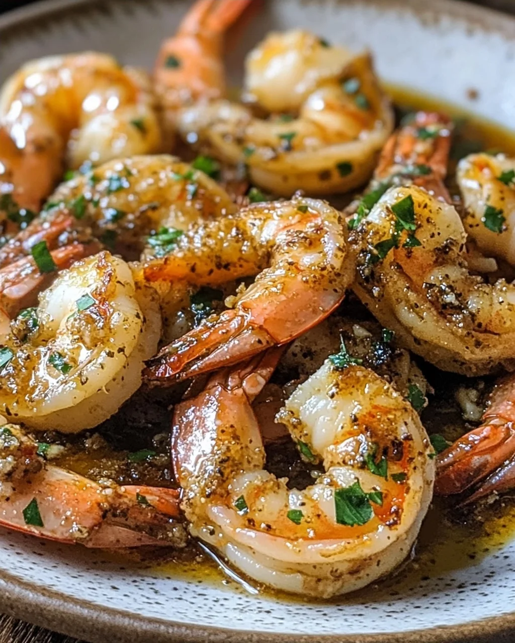 Hatch-Chili geräucherte Garnelen mit Knoblauchbutter