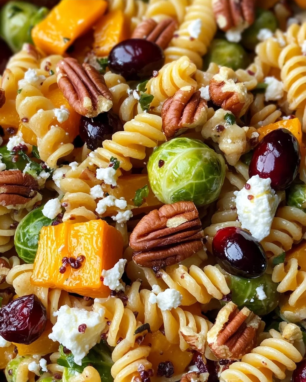 Herbstlicher Ernte-Nudelsalat