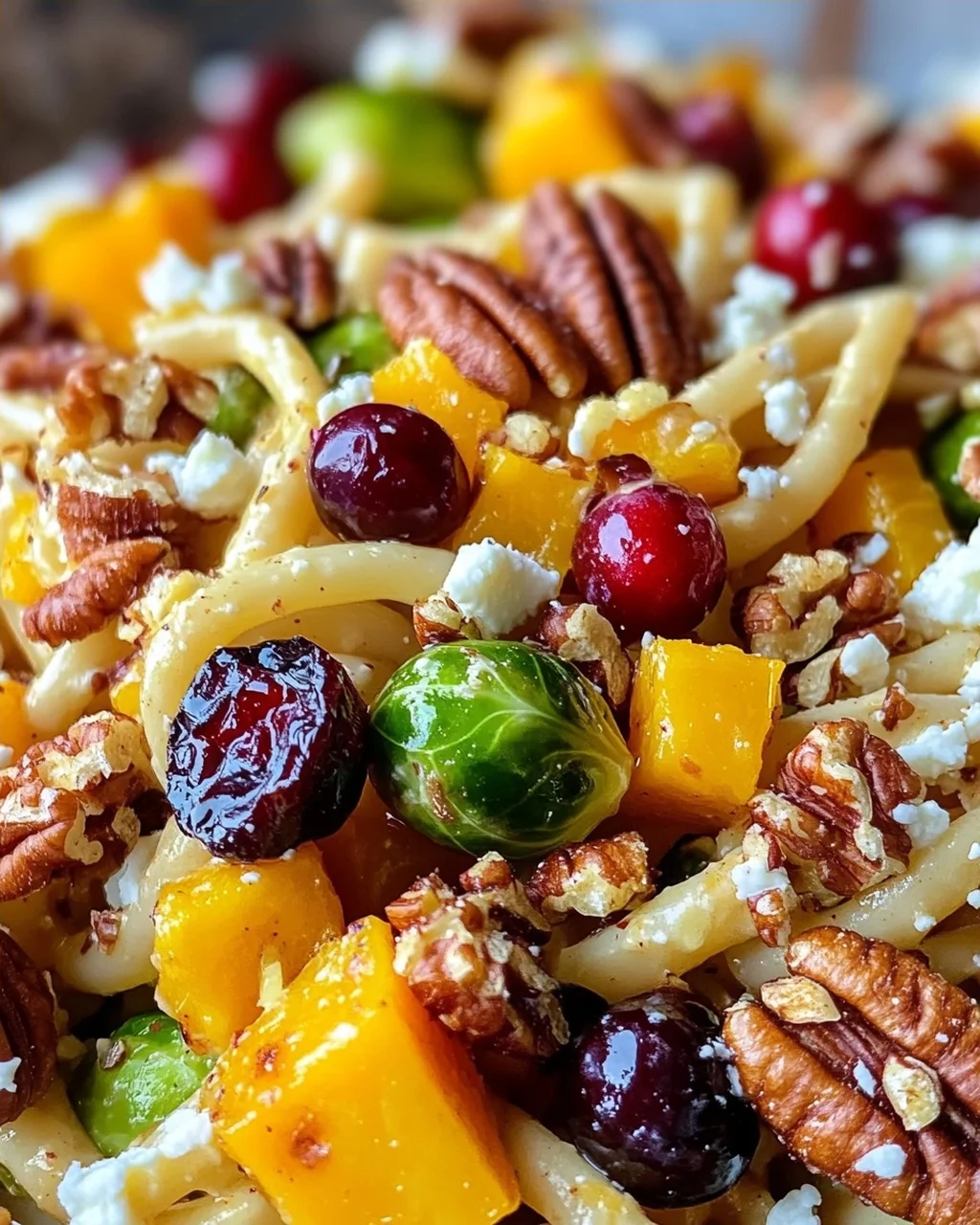 Herbstlicher Ernte-Nudelsalat