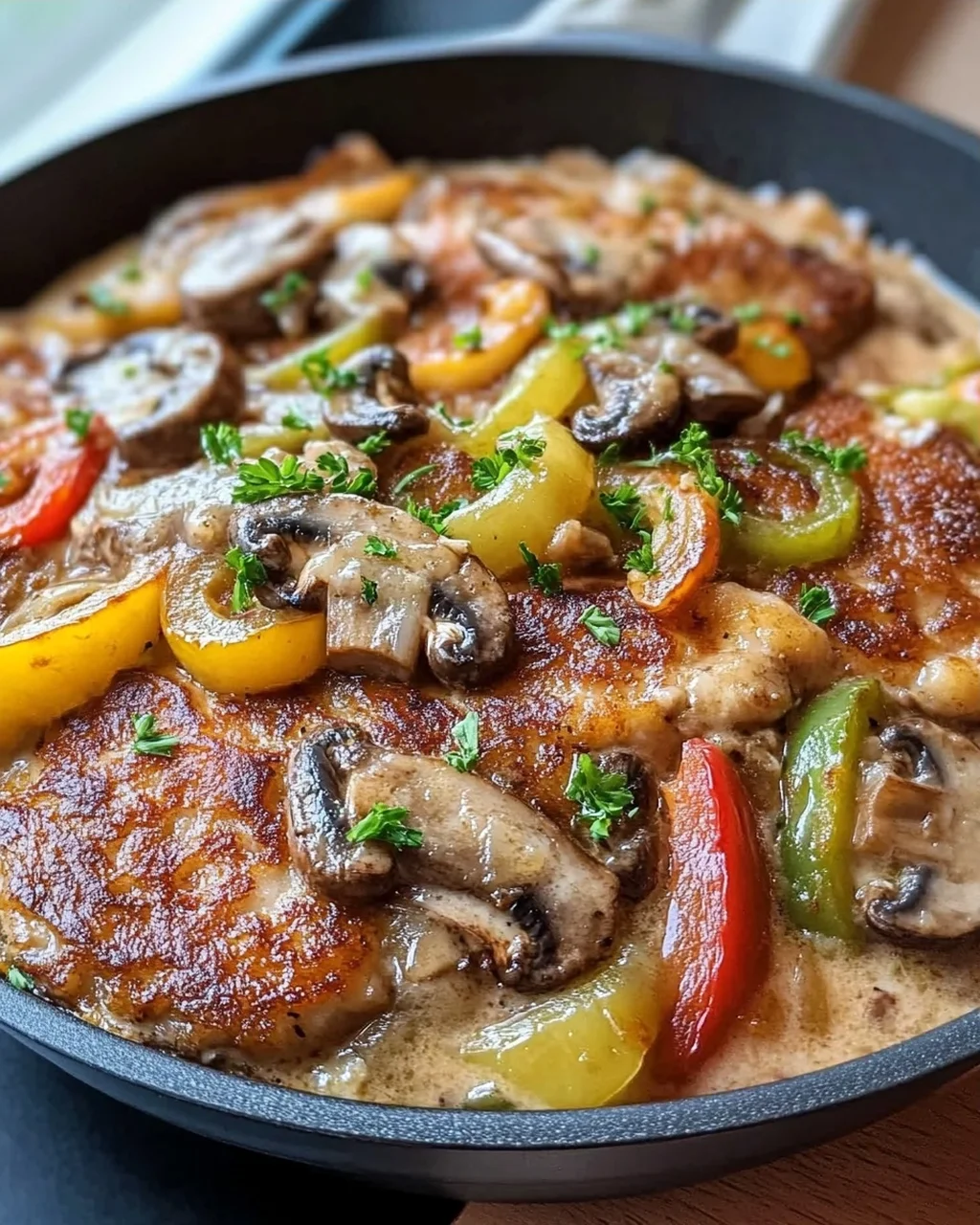 Herzhafte Rinder-Schnitzelpfanne: Einfach & lecker!