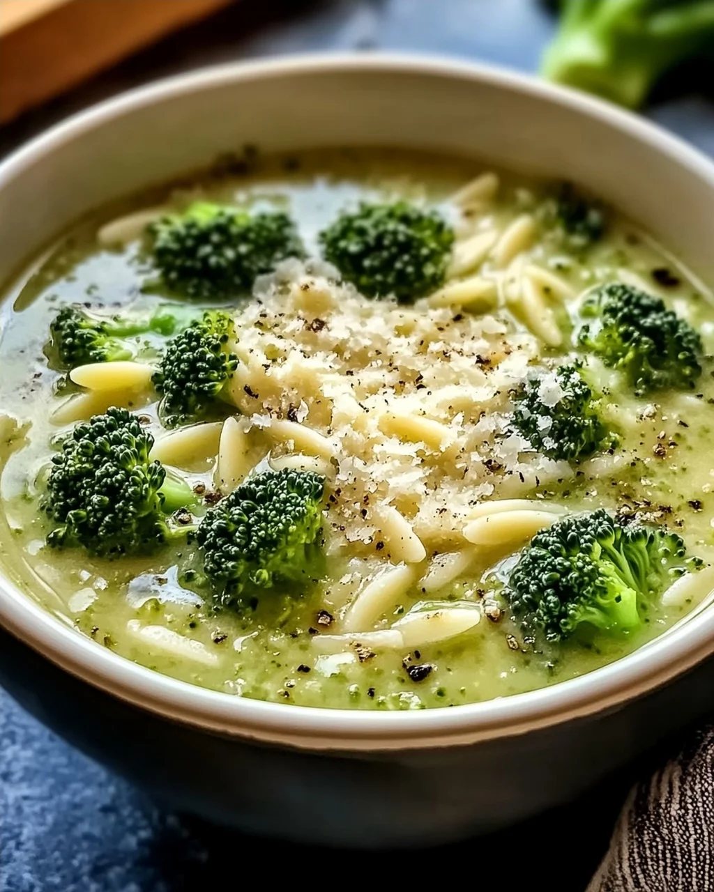 Italienische Brokkolisuppe für gemütliche Abende