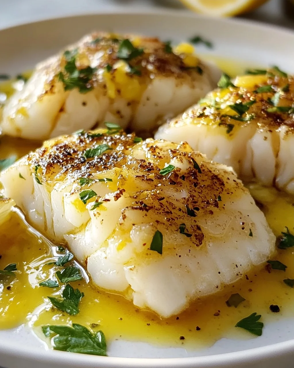 Kabeljau Zitrone-Knoblauch-Butter: Schnell, köstlich, einfach!