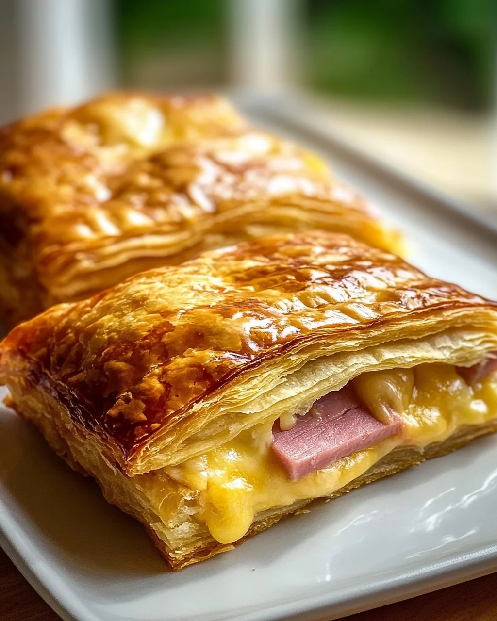 Klassische Rinderschinken Käse Blätterteigtaschen: Lecker & Schnell