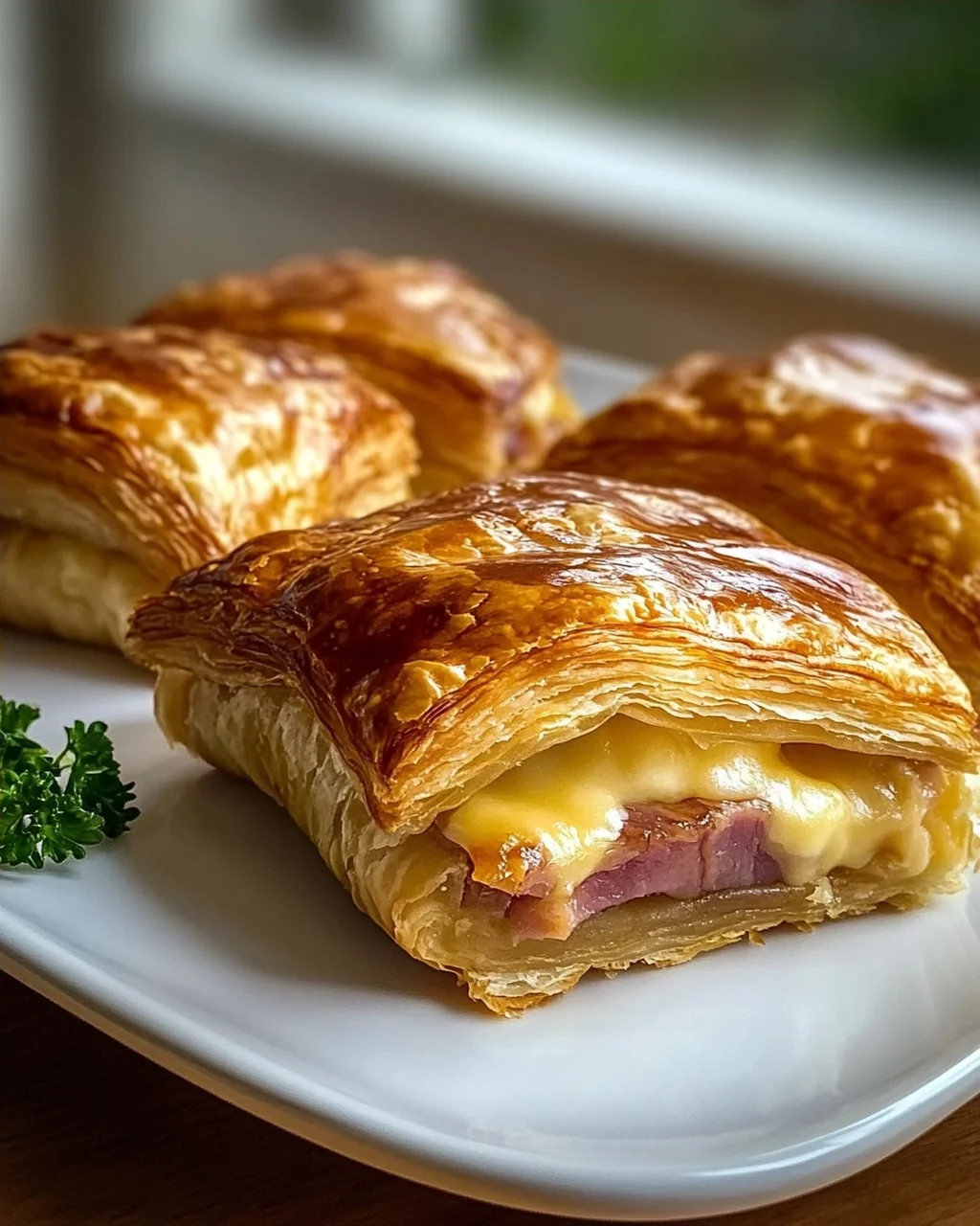 Klassische Rinderschinken Käse Blätterteigtaschen: Lecker & Schnell