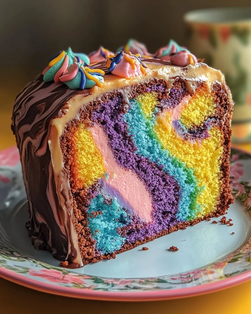 Kunterbunter Marmorkuchen: Leckeres Rezept für jeden Anlass