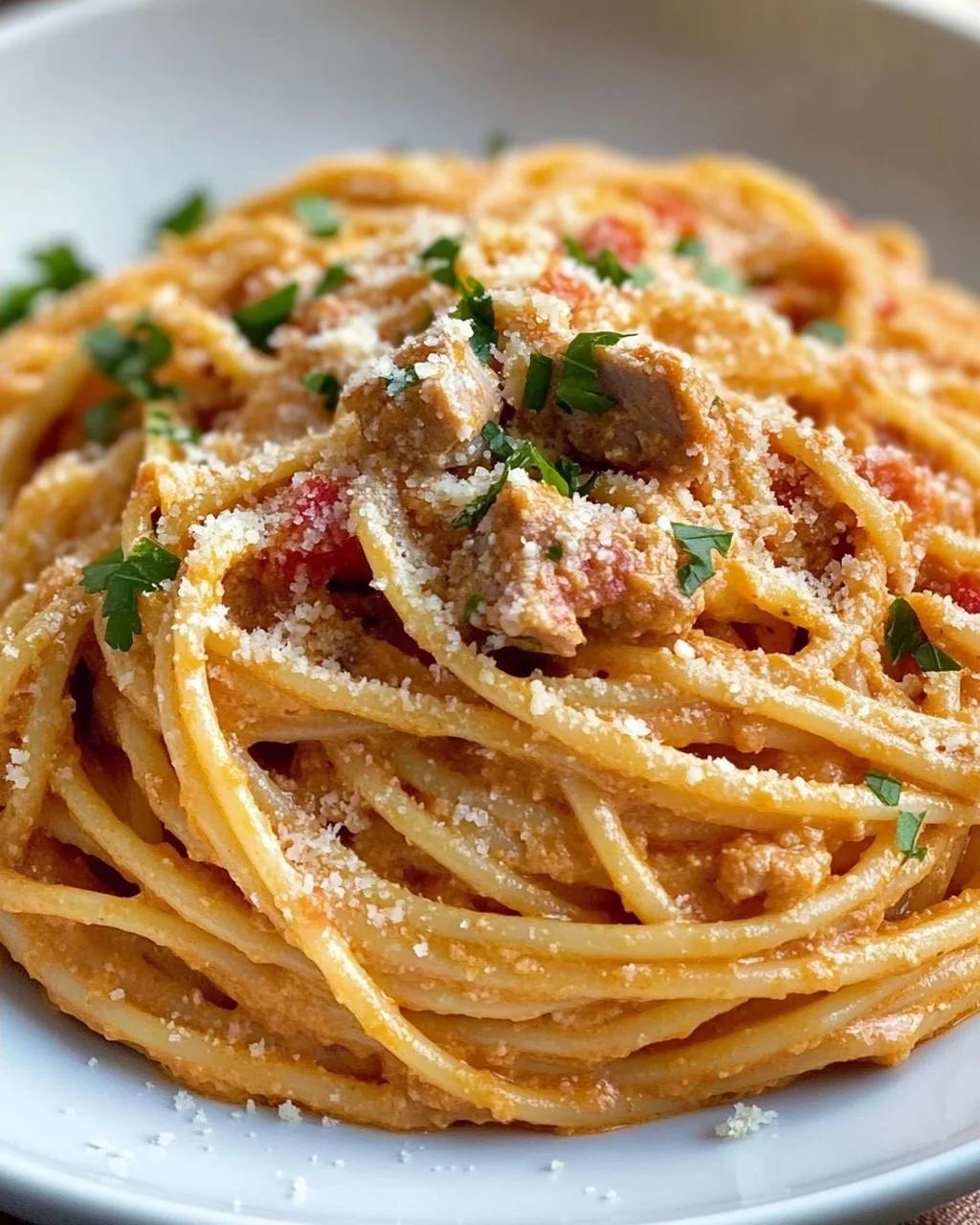 Leckere Pasta mit Thunfisch Sauce – Schnell und einfach!