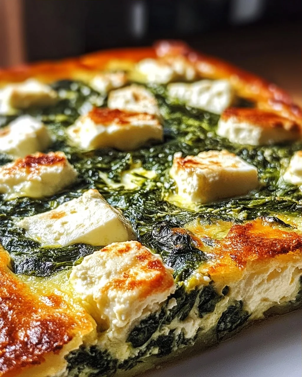 Low Carb Spinat-Auflauf mit Feta und Ei