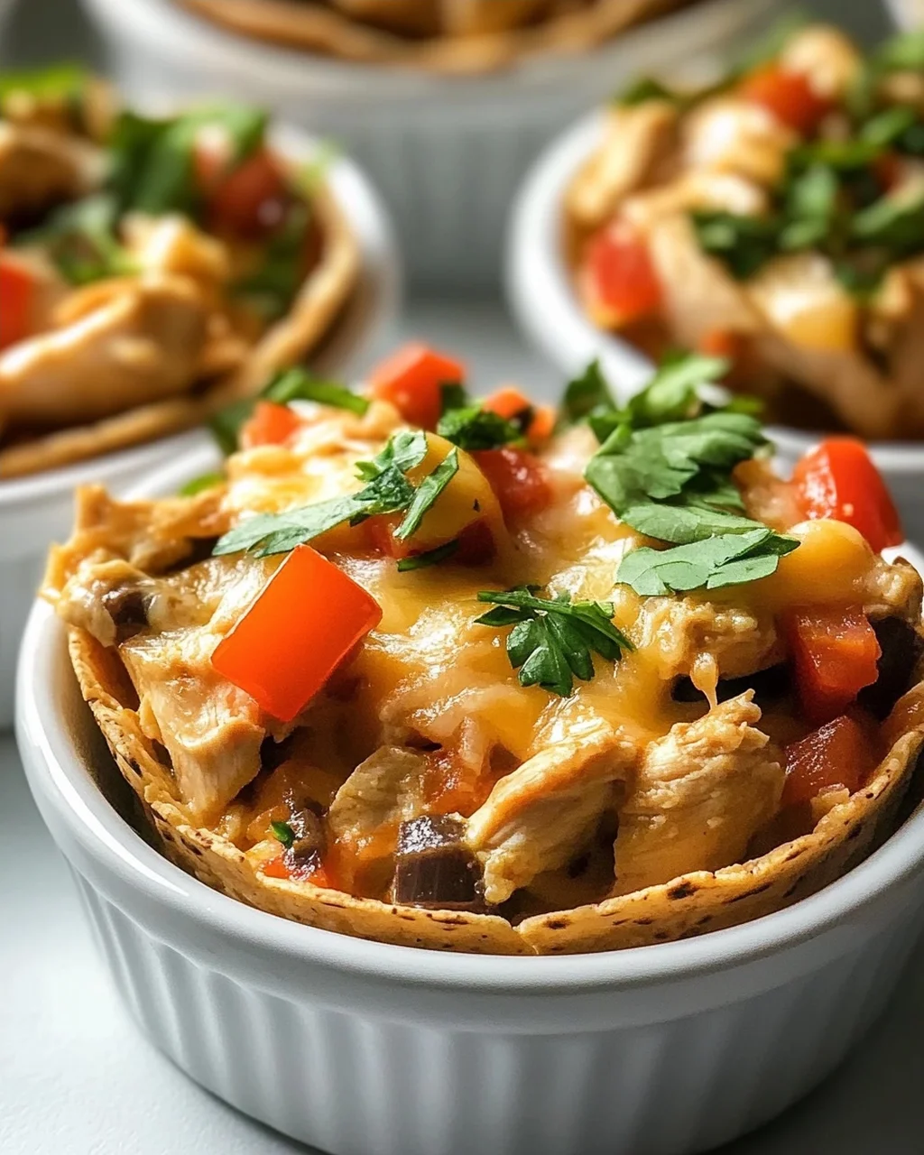 Mini Crock Pot Fiesta Chicken Cups – Perfekt für Partys!