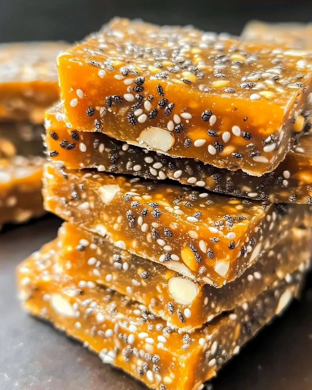 No-Bake Aprikosen Chia Energieriegel für schnelle Snacks