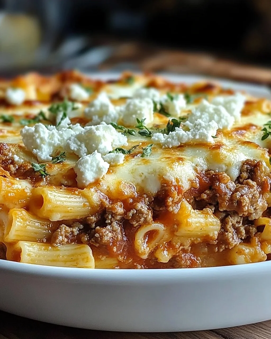Nudelauflauf Mit Feta Hackfleisch Das Einfache Rezept Fur Genieser