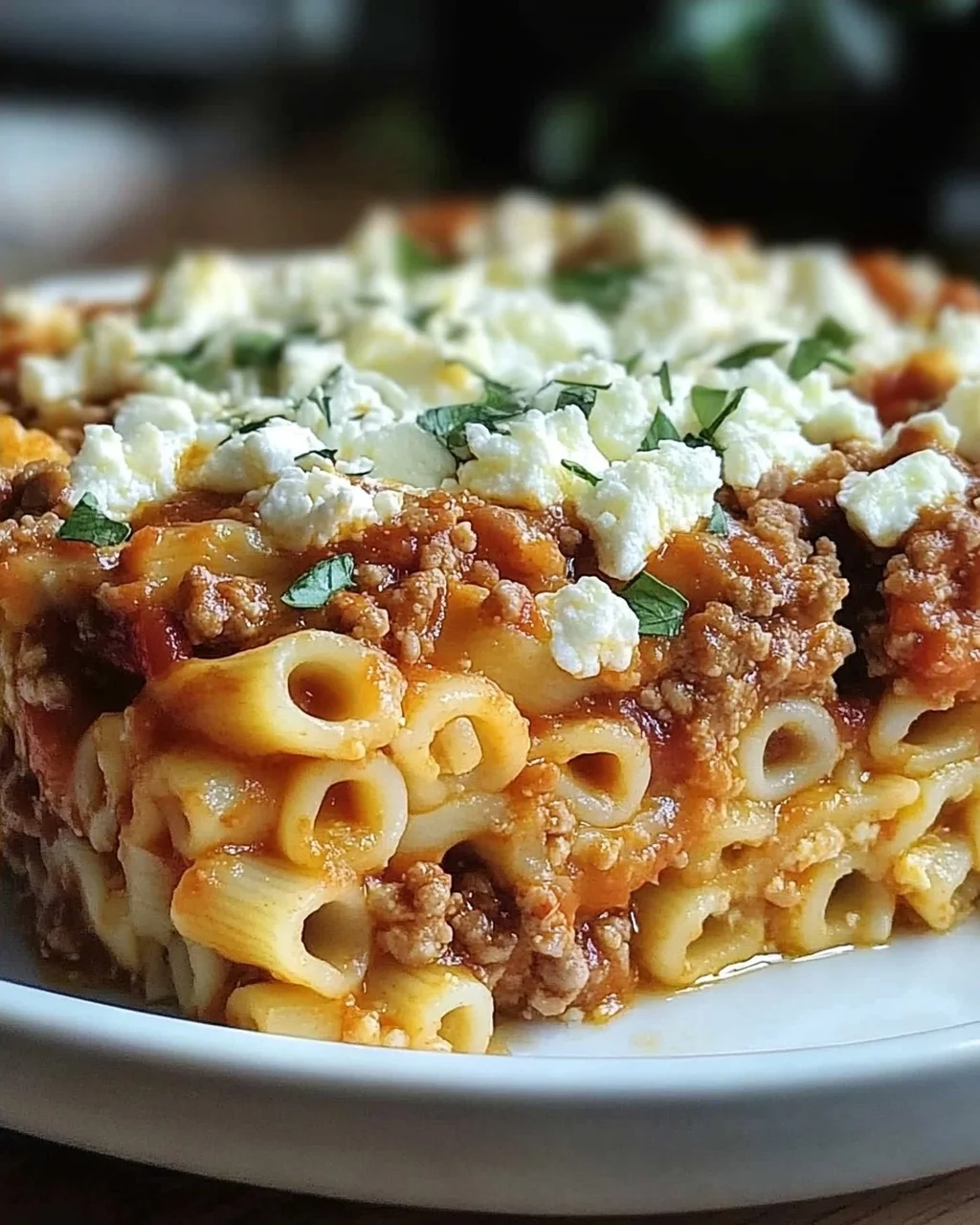 Nudelauflauf Mit Feta Hackfleisch Das Einfache Rezept Fur Genieser