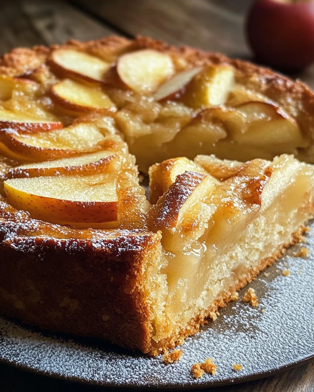 Omas versunkener Apfelkuchen