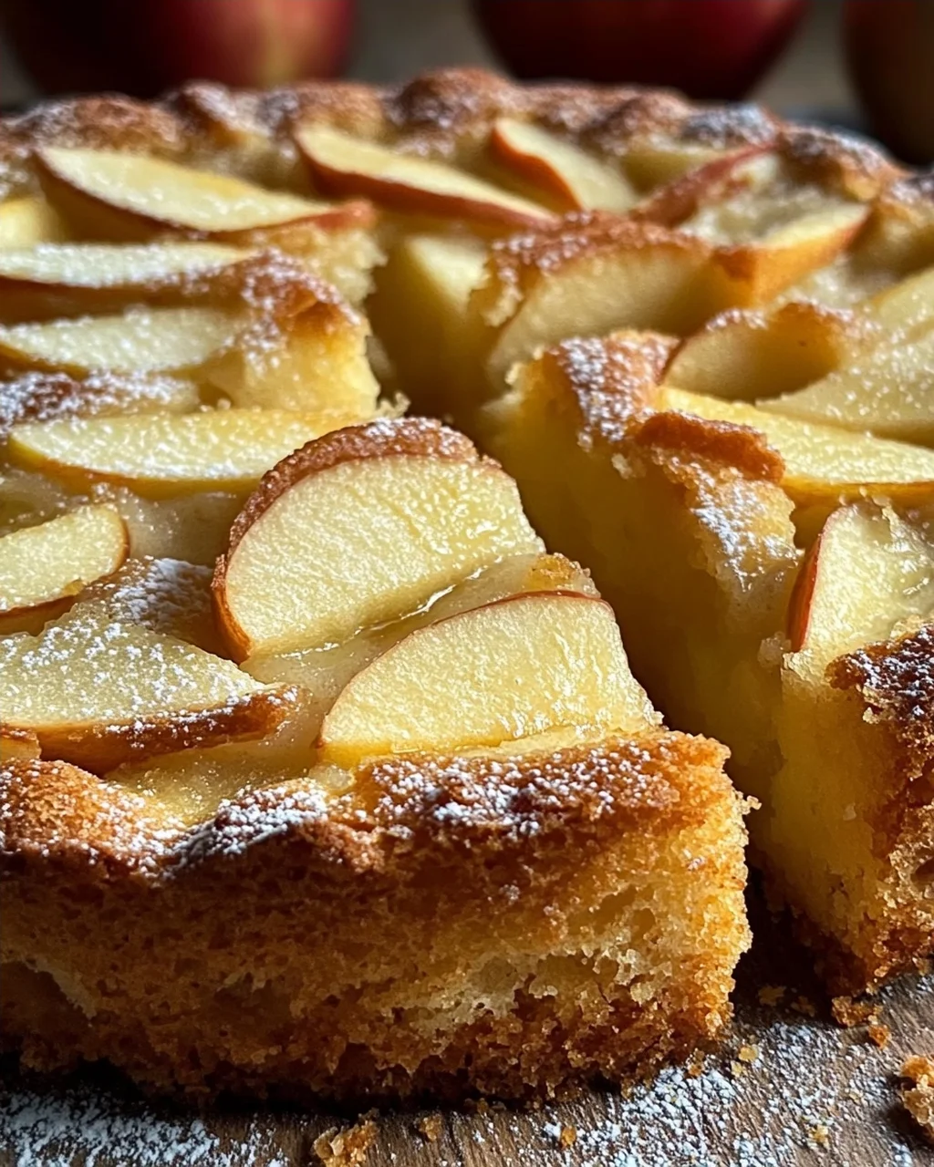 Omas versunkener Apfelkuchen