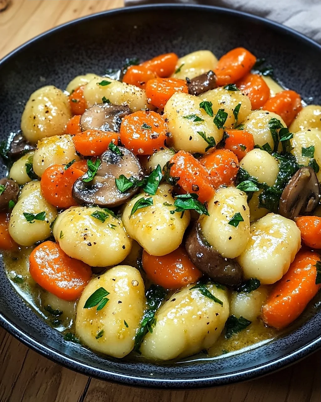 One Pot Gnocchi mit Rahmgemüse