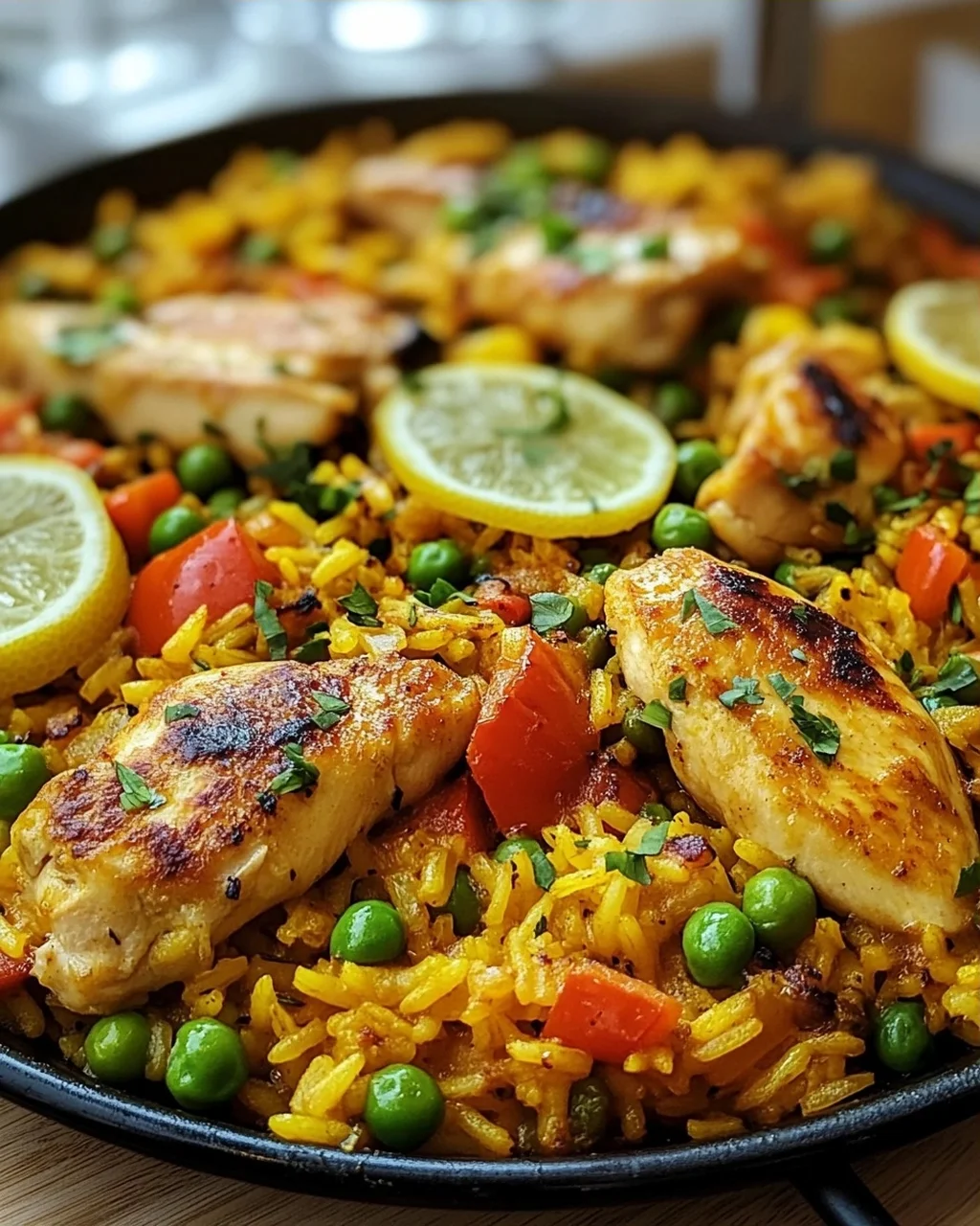 Paella mit Hähnchen