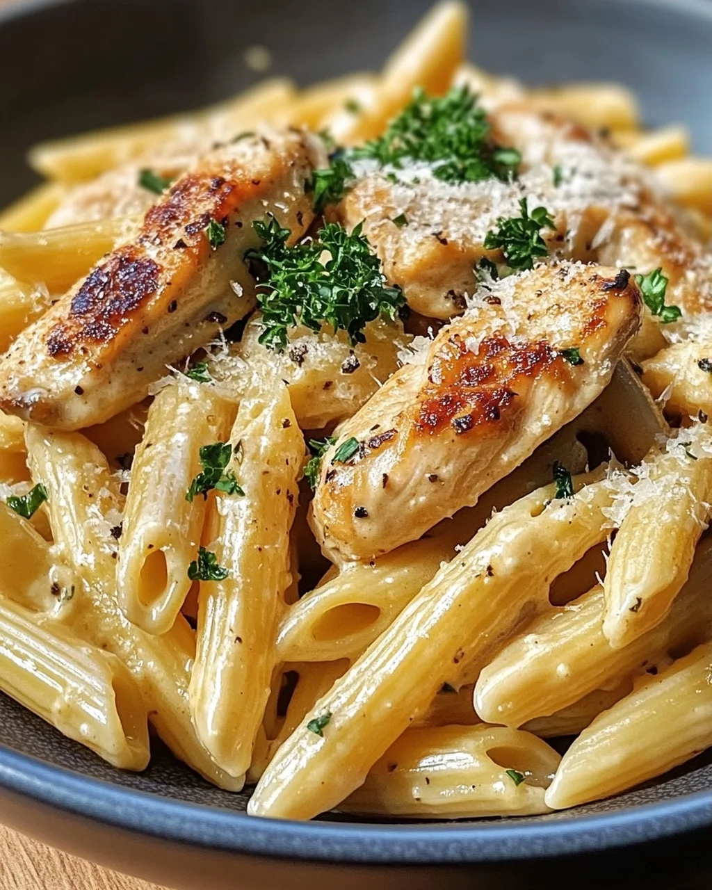 Pasta mit Hähnchen