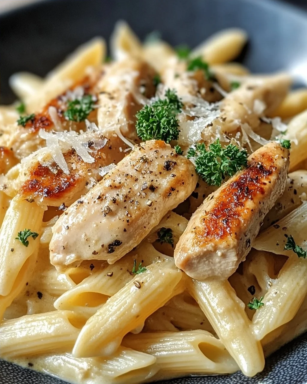 Pasta mit Hähnchen