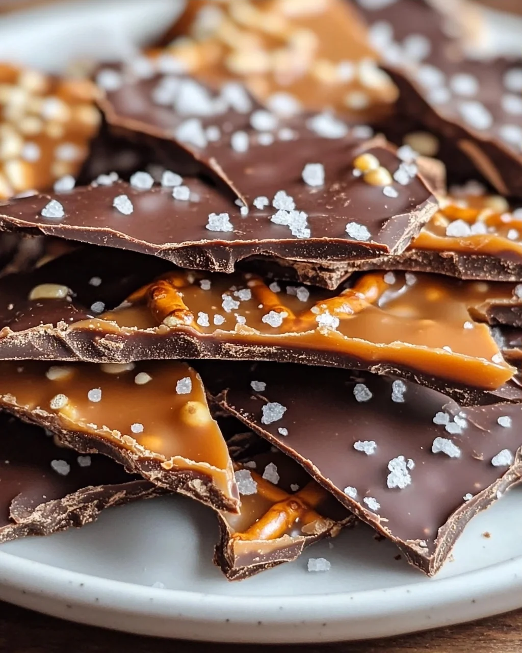 Salted Caramel Pretzel Bark: Süß-salzige Knusperfreude!