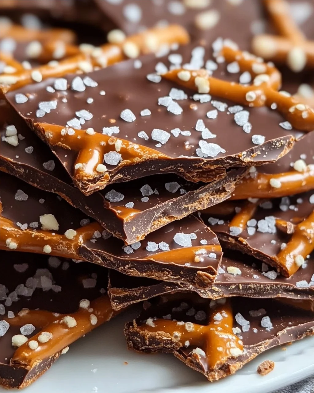 Salted Caramel Pretzel Bark: Süß-salzige Knusperfreude!