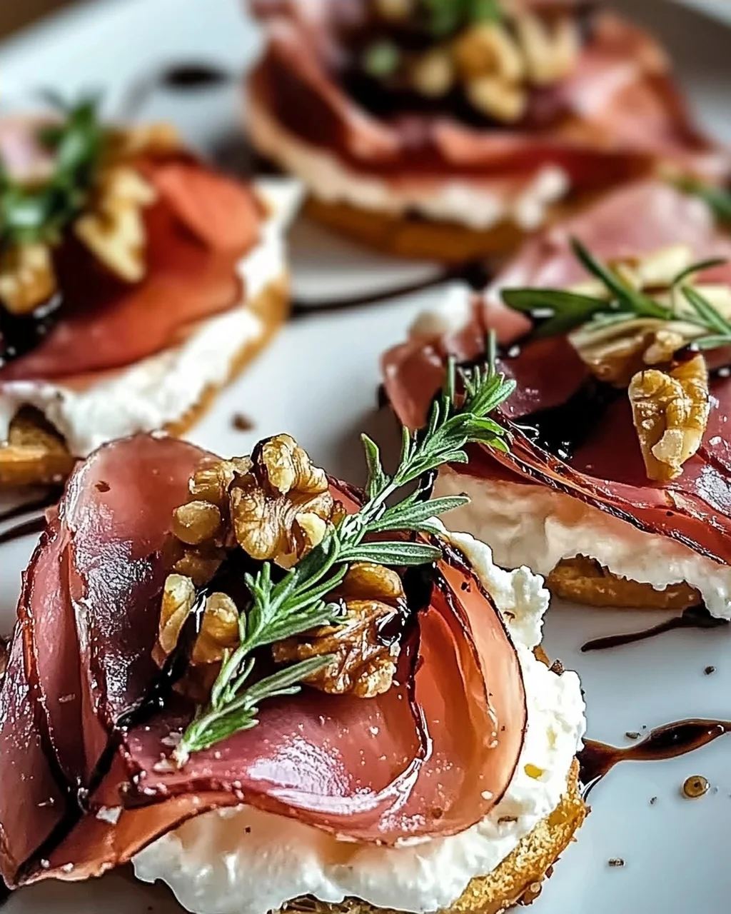 Schöne Prosciutto-Rose für festliche Anlässe