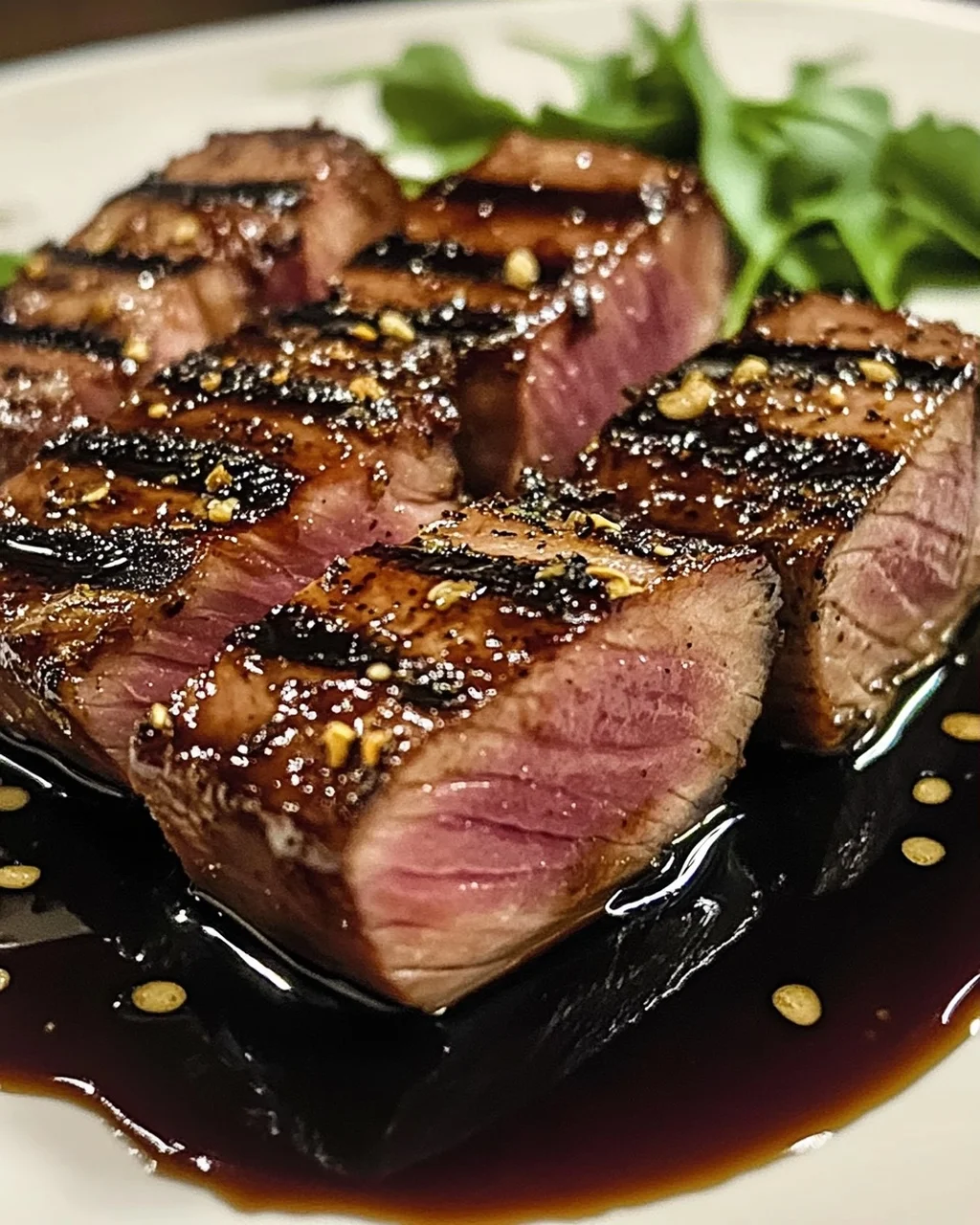 Schwarze Balsamico-Thunfischsteaks schnell zubereiten