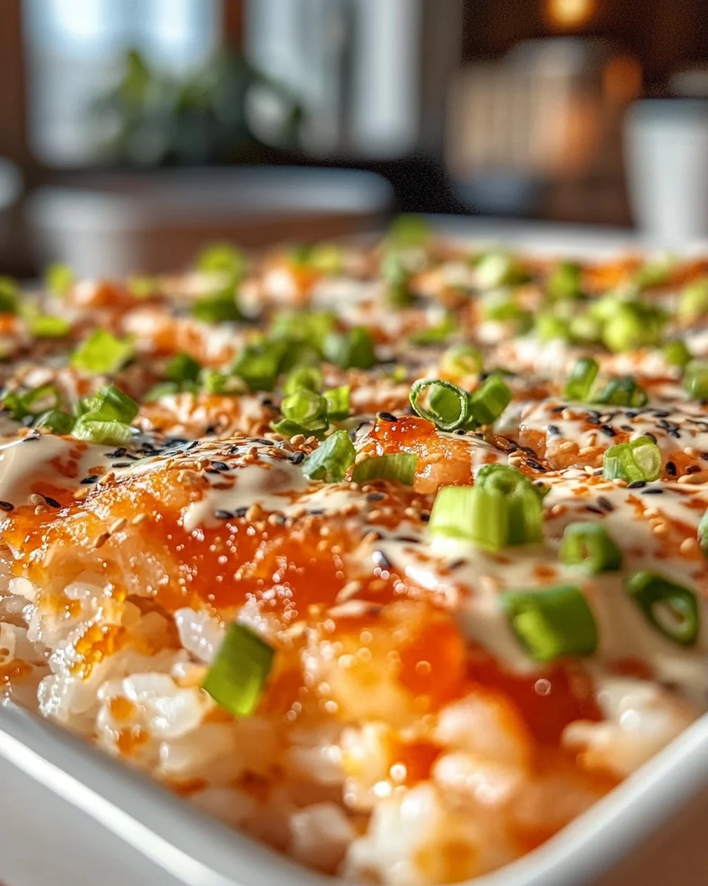 Spicy Lachs Sushi Bake: Der ultimative Sushi-Genuss für Zuhause!