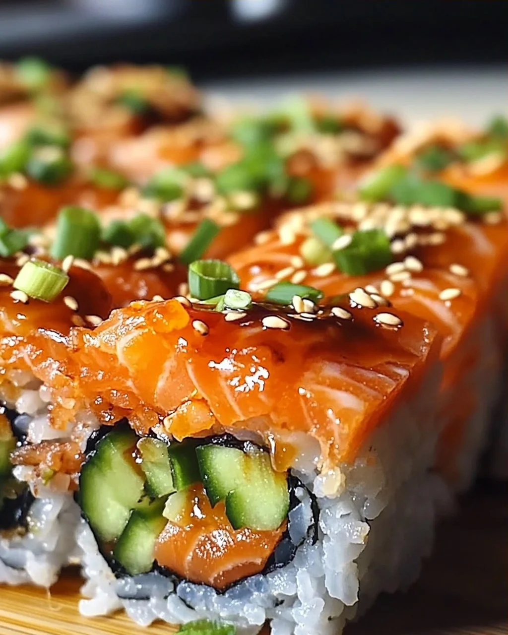 Spicy Salmon Sushi Bake