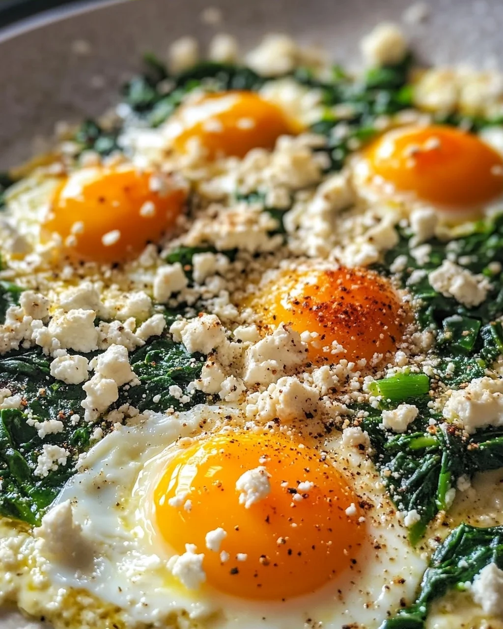 Spinat-Feta-Ei-Pfanne zum Frühstück – Schnell & Lecker