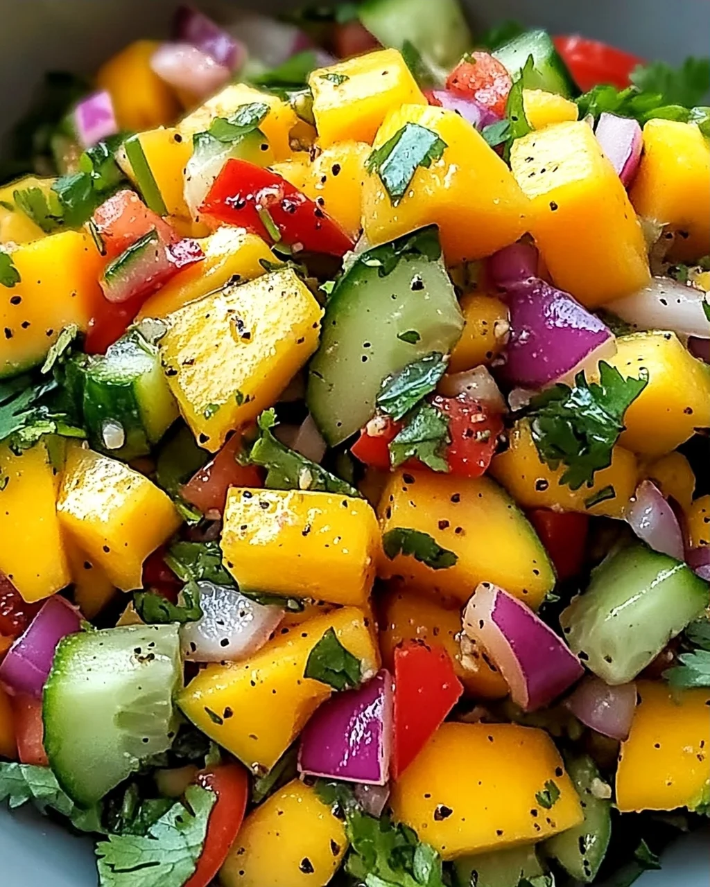 Thai-Mango-Gurken-Salat für erfrischende Genussmomente