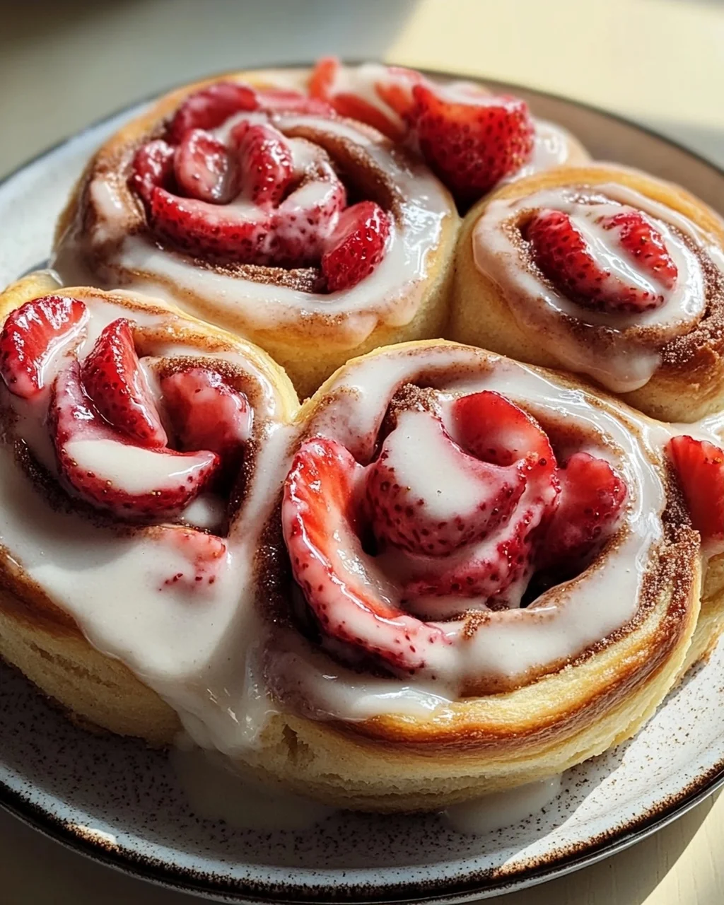 Verführerische Erdbeer-Zimtschnecken: Dein süßes Highlight!