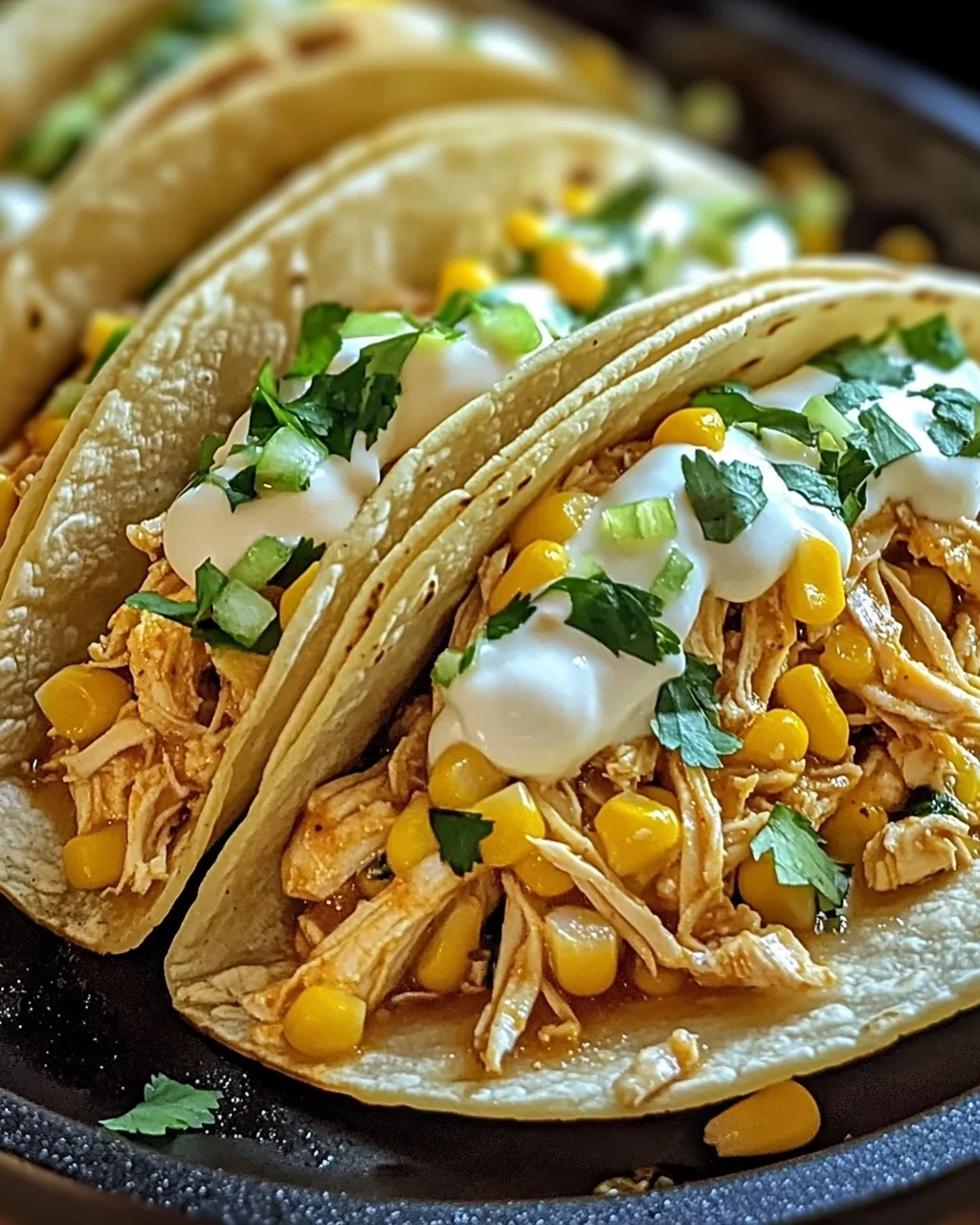 Weiße Hühner-Chili-Tacos für die ganze Familie