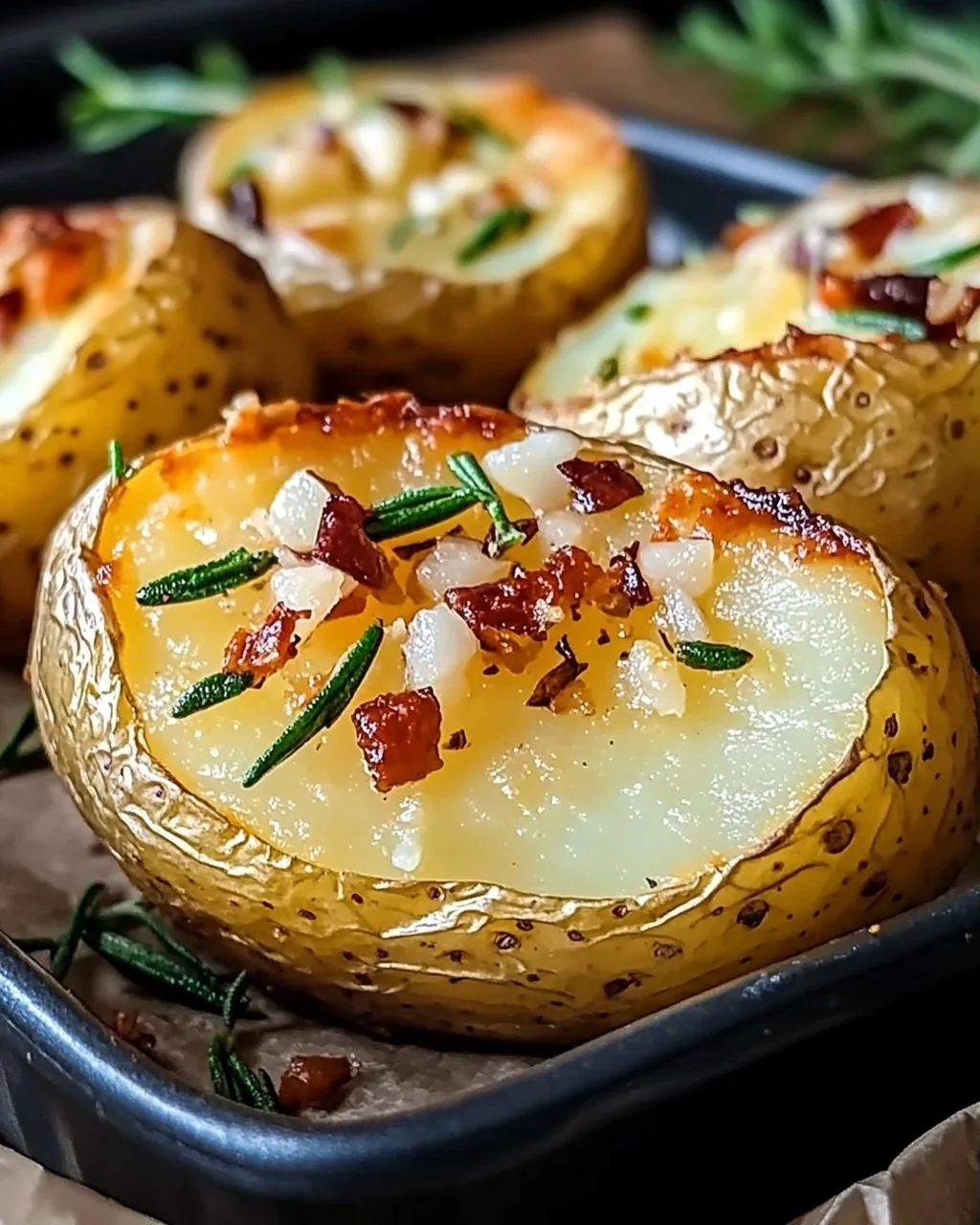 Würzige Ofenkartoffel aus der Heißluftfritteuse